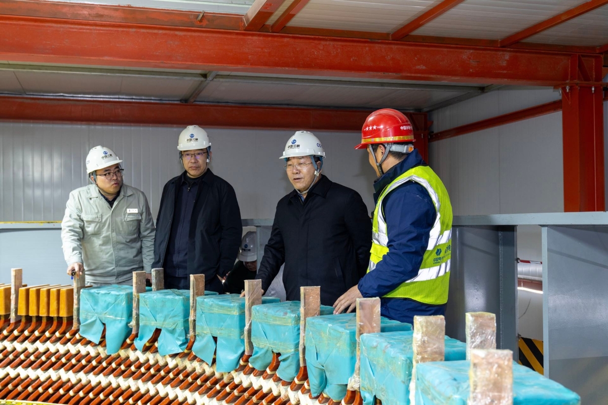 三峽集團(tuán)總經(jīng)理李富民調(diào)研浙江天臺抽水蓄能電